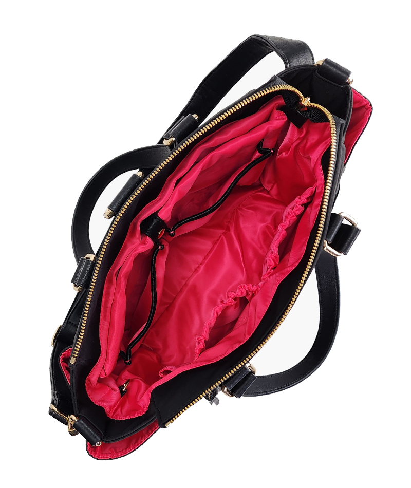 Gemini Mini Convertible Backpack - Black Nylon