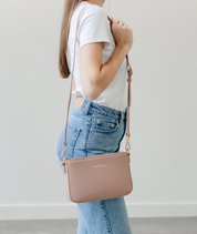 Cartera cruzada convertible Ara - Dusty Rose