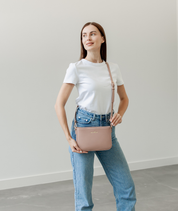 Cartera cruzada convertible Ara - Dusty Rose