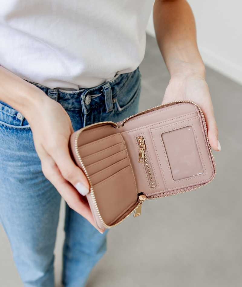 Starla Wallet - Dusty Rose