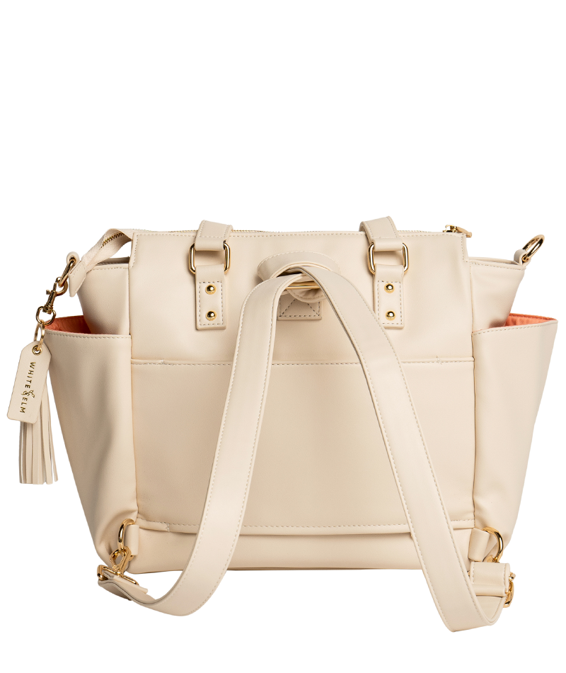 Gemini Mini Convertible Backpack - Cream [Outlet RETIRED Final Sale]