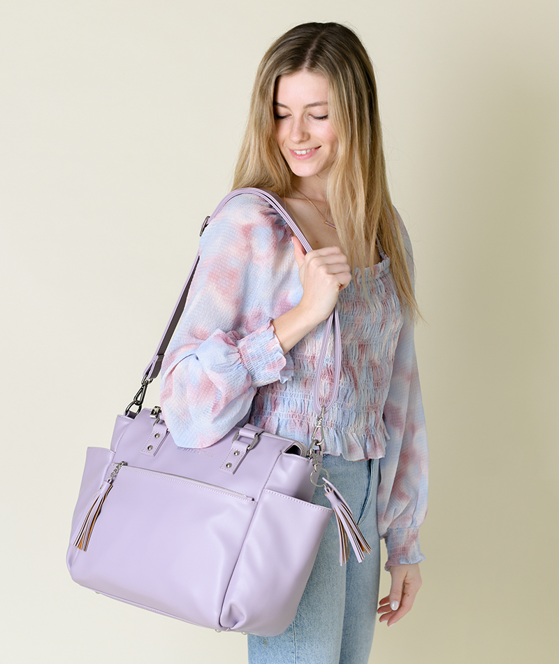 Gemini Mini Convertible Backpack - Lavender