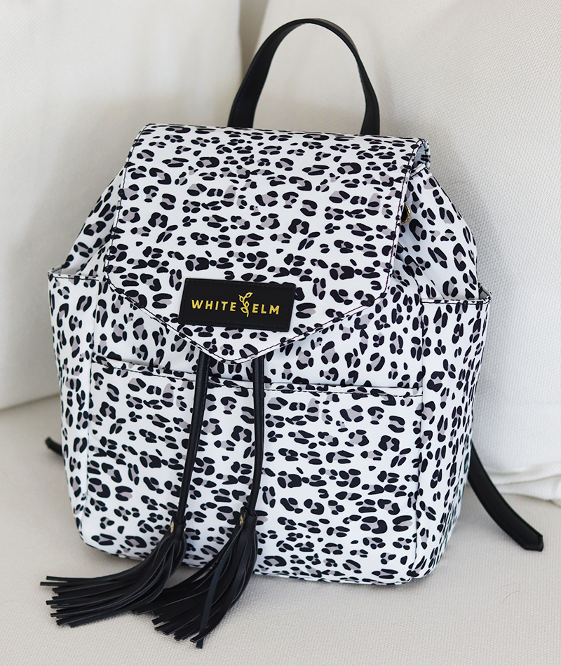 Luna Drawstring Backpack - Leopard [Outlet Final Sale]