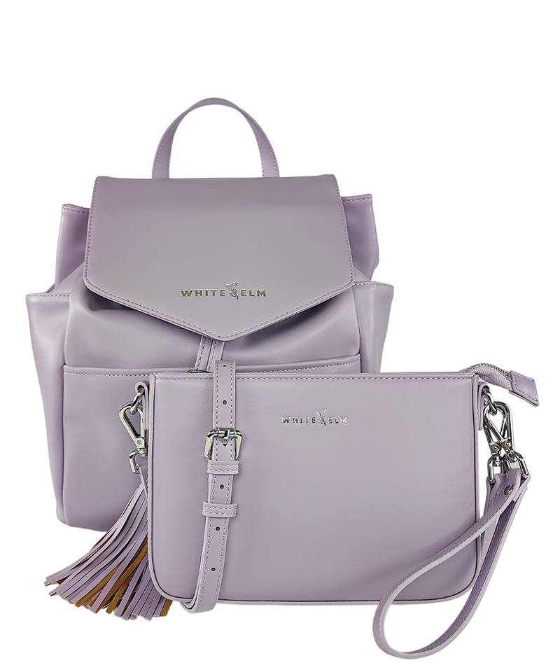 Luna Drawstring Backpack - Lavender [Outlet RETIRED Final Sale]