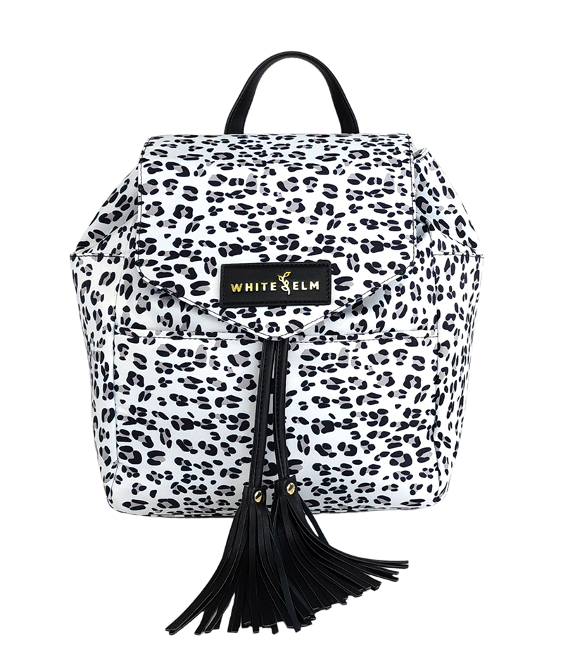 Luna Drawstring Backpack - Leopard [Outlet RETIRED Final Sale]