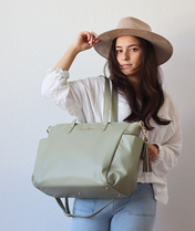 Aquila Tote Bag - Sage Green
