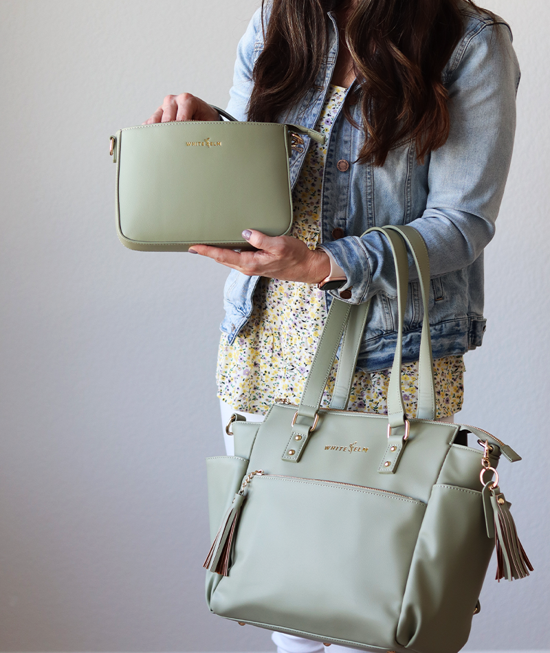 Gemini Mini Convertible Backpack - Sage Green [Outlet RETIRED Final Sale]