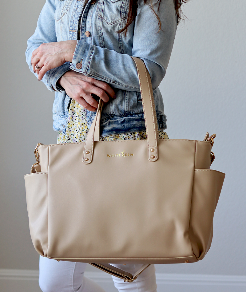 Aquila Tote Bag Sand Outlet RETIRED Final Sale White Elm