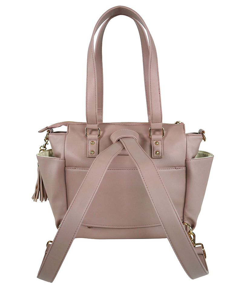 Taupe - Convertible Backpack