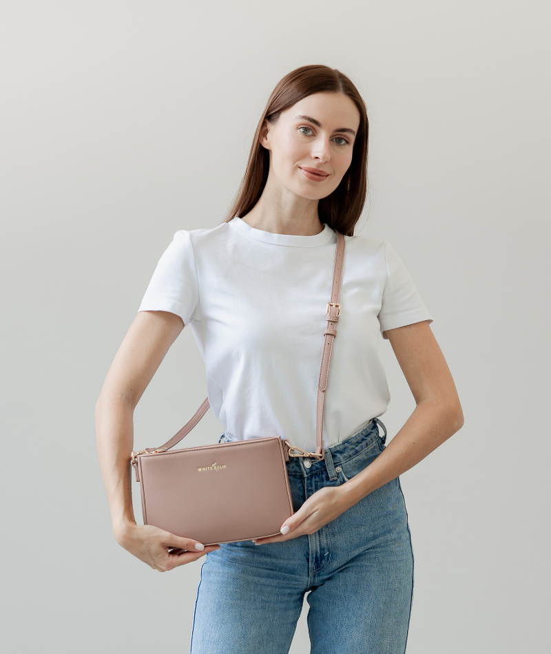 Cartera cruzada convertible Ara - Dusty Rose