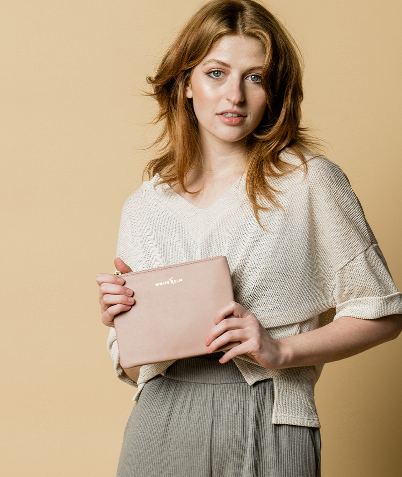 Maia Cosmetic Bag - Dusty Rose