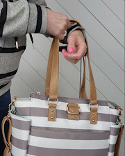 Gemini Mini Convertible Backpack - Cream [Outlet RETIRED Final Sale]